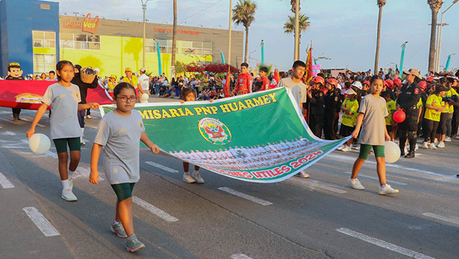 Regidor provincial participa de actividades entorno a seguridad ciudadana en la ciudad de Chimbote. 