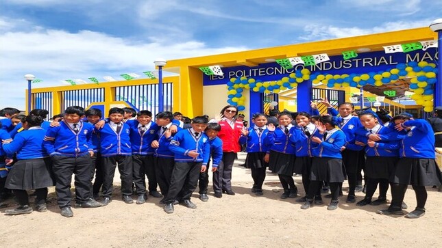 Minedu y Municipalidad Provincial de Carabaya inauguran nuevas instalaciones de la IE Politécnico Industrial Macusani en Puno