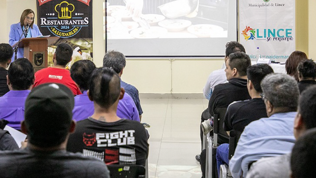 Trazando un futuro saludable: Ceremonia de presentación del programa de restaurantes saludables 2024 en Lince