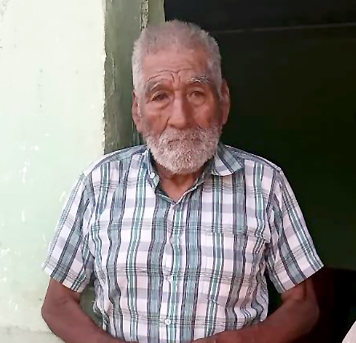 El sr. Augusto Leguía Morán, sufrió una caída, y gracias a la generosidad de nuestra alcaldesa Janet Morales Pasache, logramos brindarle el apoyo necesario.