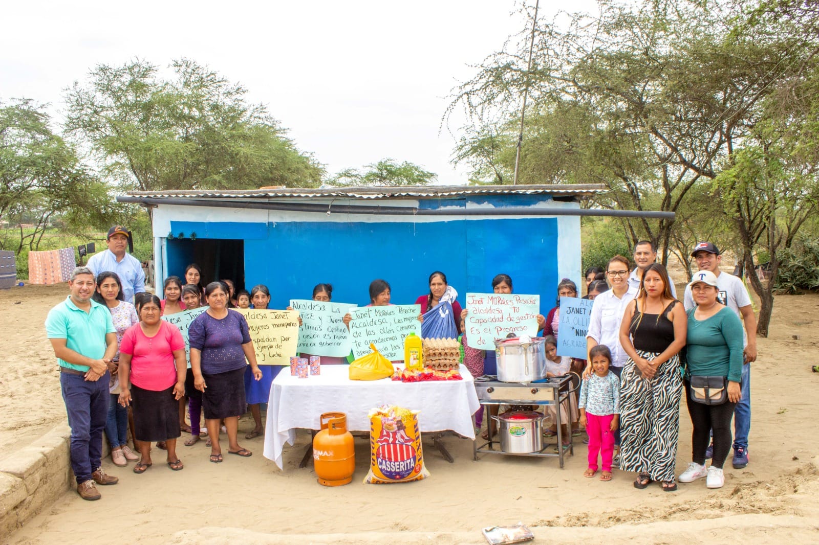 La Municipalidad Distrital de Mórrope se desplazó hasta el Caserío Huaca de Barro para llevar a cabo una misión fundamental encomendada por nuestra alcaldesa Janet Morales Pasache.