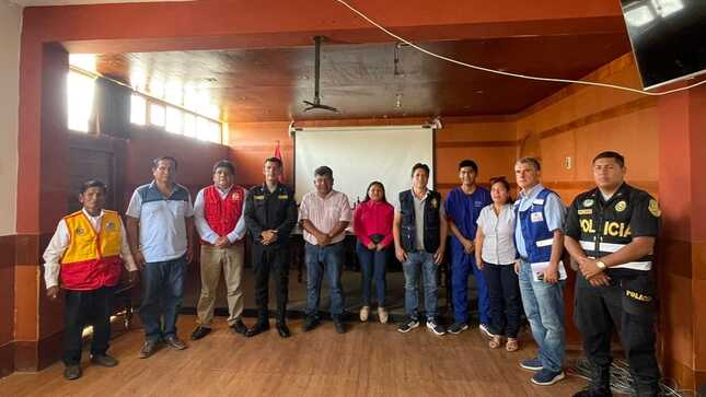 La alcaldesa Janet Morales Pasache llevó a cabo la juramentación del Comité Distrital de Seguridad Ciudadana de Mórrope (CODISEC).