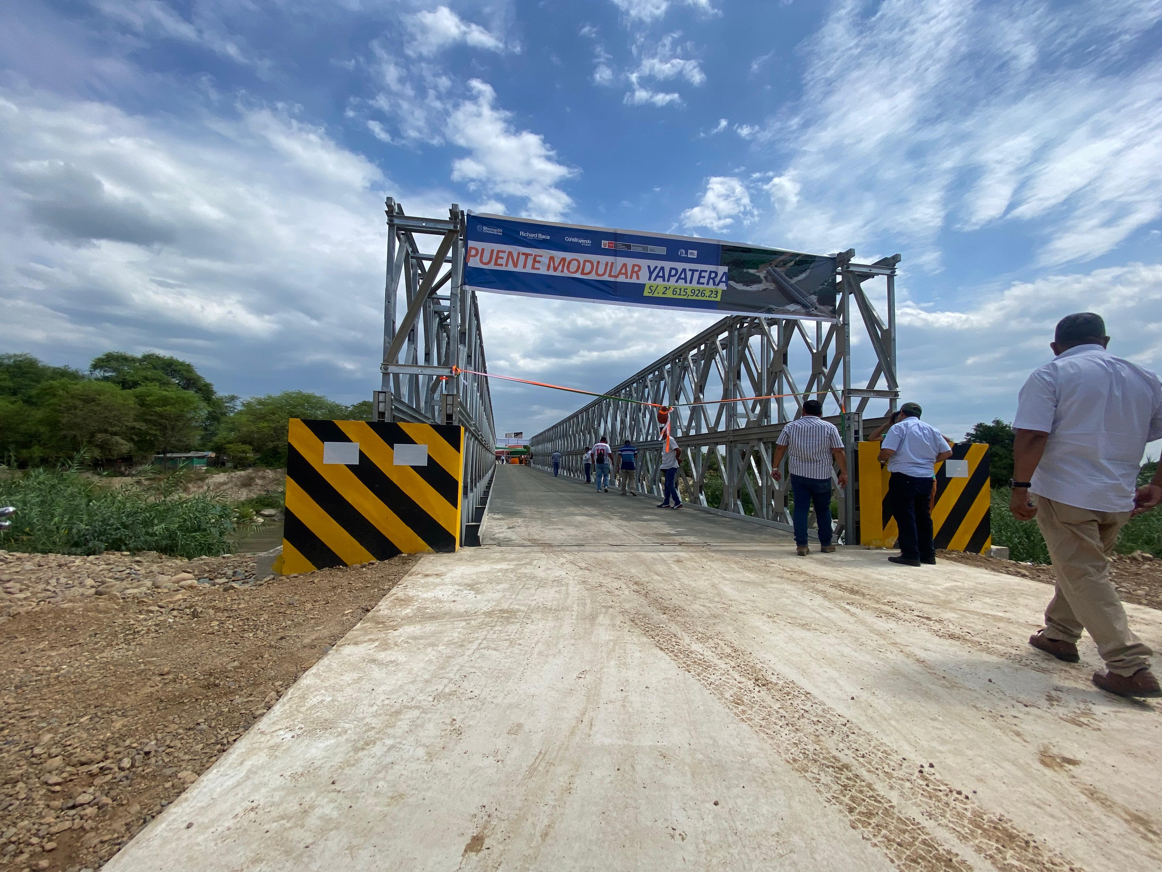 PUENTE ENTRE EL RÍO YAPATERA Y CHARANAL