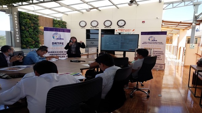 DRTPE Piura en coordinación con la OIT realizaron un Taller Certificación de Competencias Laborales en Piura.