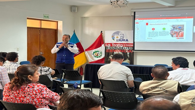 DRTPE Piura participo en Evento: "Fiscalización en Ámbitos Sectoriales Contra la Trata de Personas".