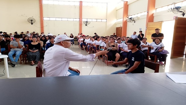 DRTPE Piura en coordinación con Centro de Empleo Piura organizó evento ABE en ISTP de La Huaca.
