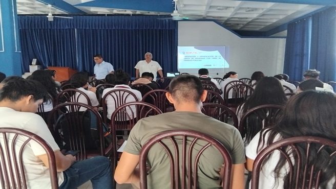 La DRTPE Piura a través de la Zona de Trabajo y Promoción del Empleo de Sullana realizó charla sobre Prevención y Erradicación de la Trata de Personas con Fines de Trabajo Forzoso.