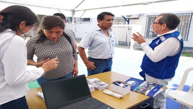 DRTPE Piura participó de la Feria de Seguridad y Salud en el Trabajo organizada por el Gobierno Regional Piura.