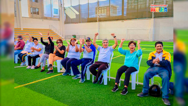 ¡Abuelitos felices! Participación activa de los adultos mayores en la 4ta reunión de CIAM Mejía