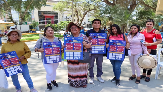 DRTPE Piura realizó capacitación sobre medidas preventivas del dengue al público - “La Caravana de la Justicia”.
