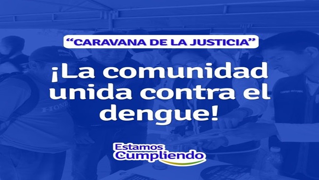 DRTPE Piura realizó capacitación sobre medidas preventivas del dengue al público - “La Caravana de la Justicia”.