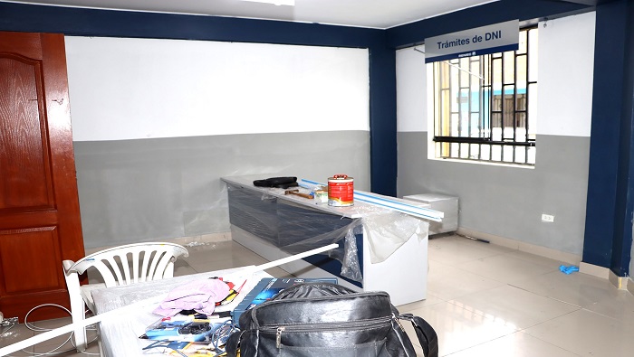 Se ultiman detalles para inagurar ambientes del RENIEC en la Demuna de la Municipalidad Provincial de Huaral