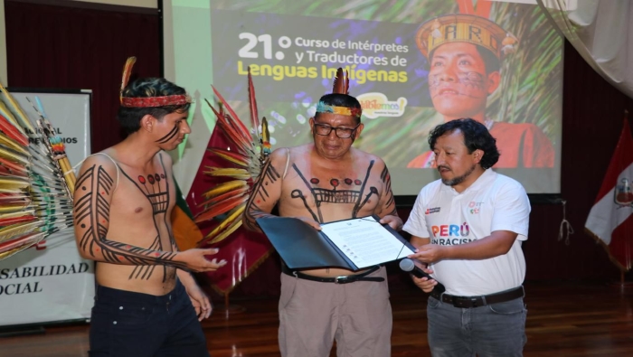 Ministerio de Cultura inició XXI Curso de Intérpretes y Traductores de Lenguas Indígenas en Madre de Dios, que representa un hito histórico