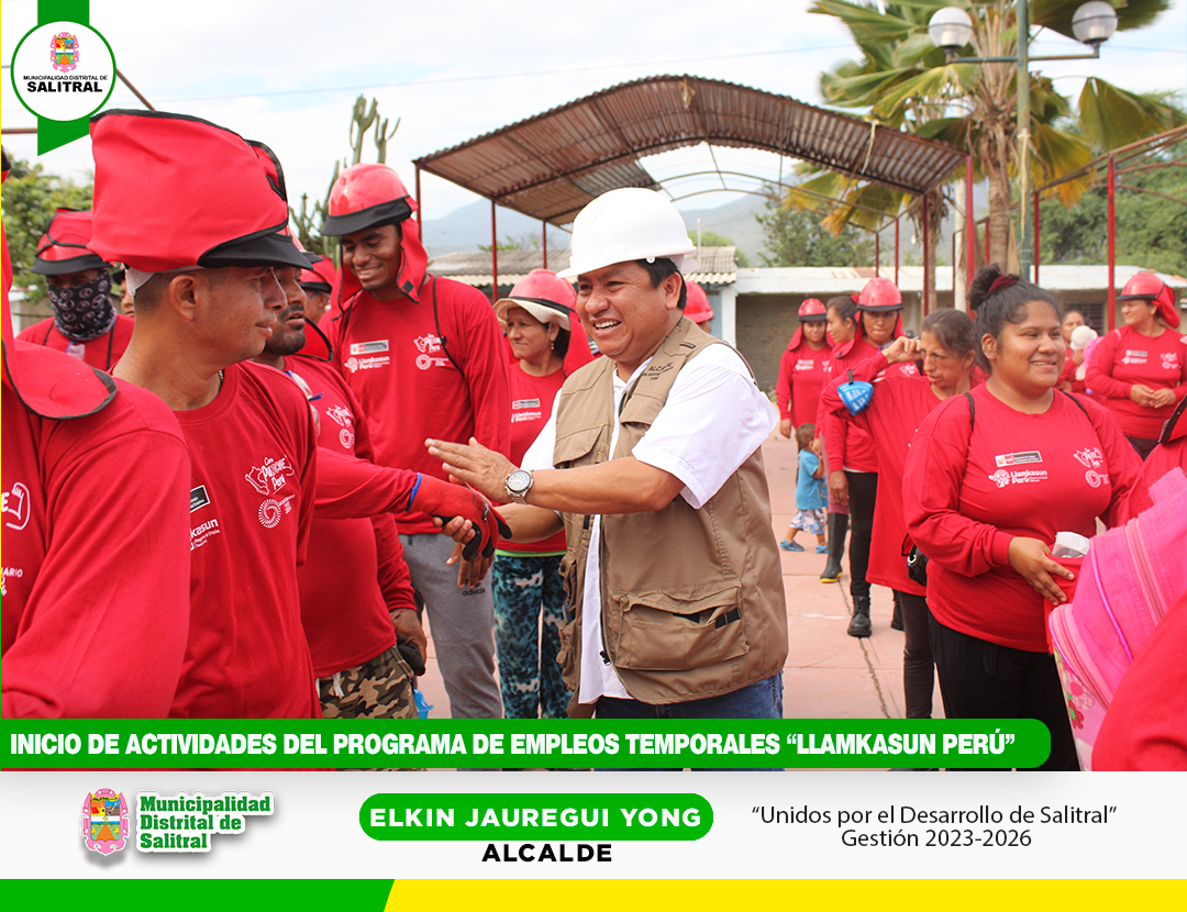 Apertura de la intervención inmediata de Llamkasun Perú en la localidad de Tórtola