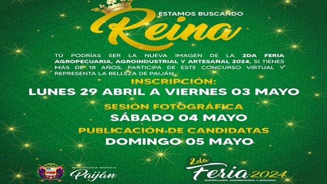 ESTAMOS BUSCANDO REINA