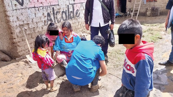 Brigadas de salud asisten a pobladores de Cañaris afectados por recientes lluvias en la sierra de Lambayeque