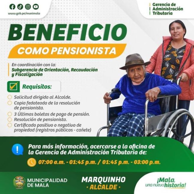 Requisitos para Acogerse a los Beneficios de Adulto Mayor y Pensionista