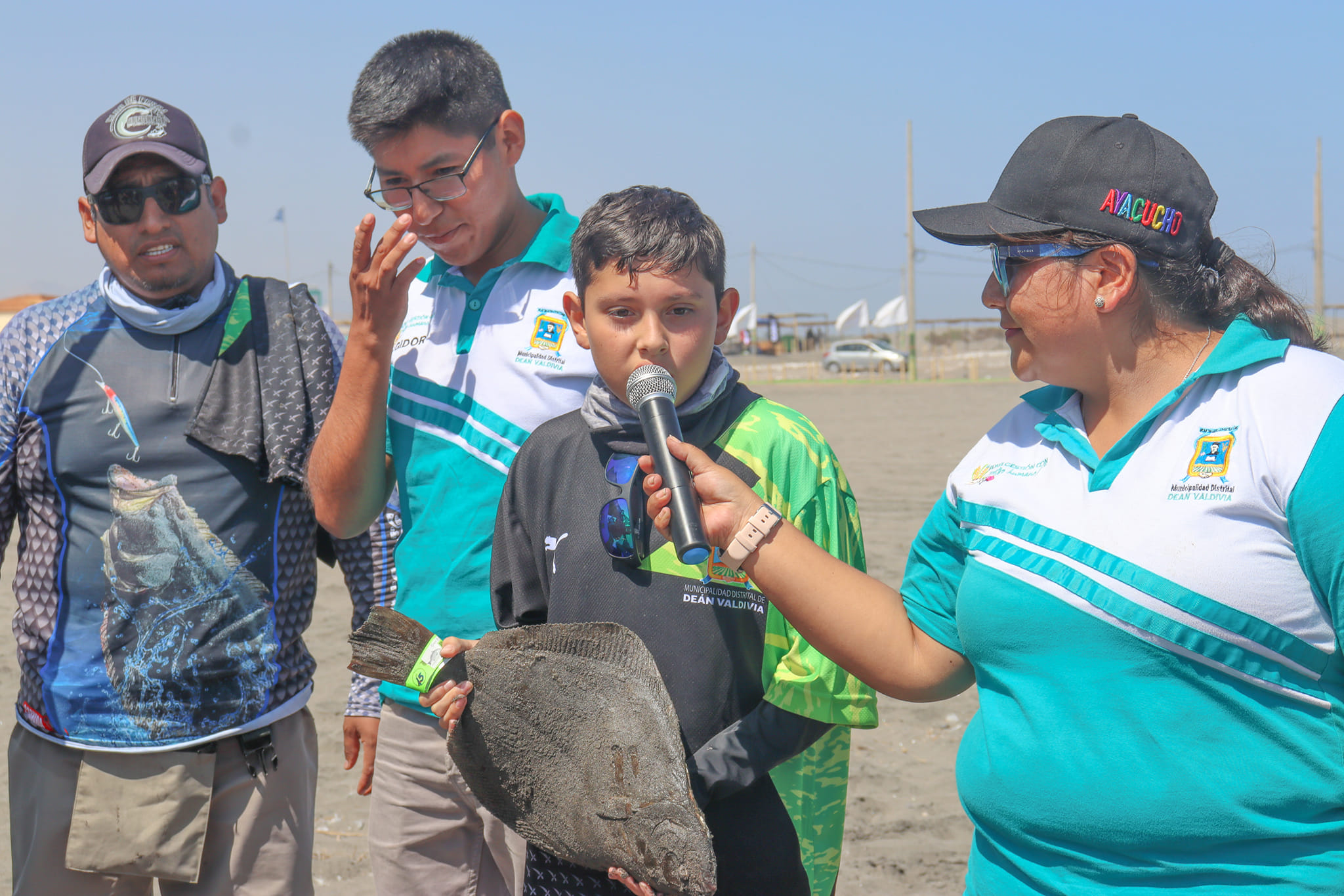 II concurso de pesca en playa Motobomba