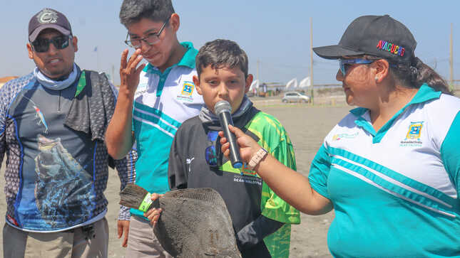 II concurso de pesca en playa Motobomba