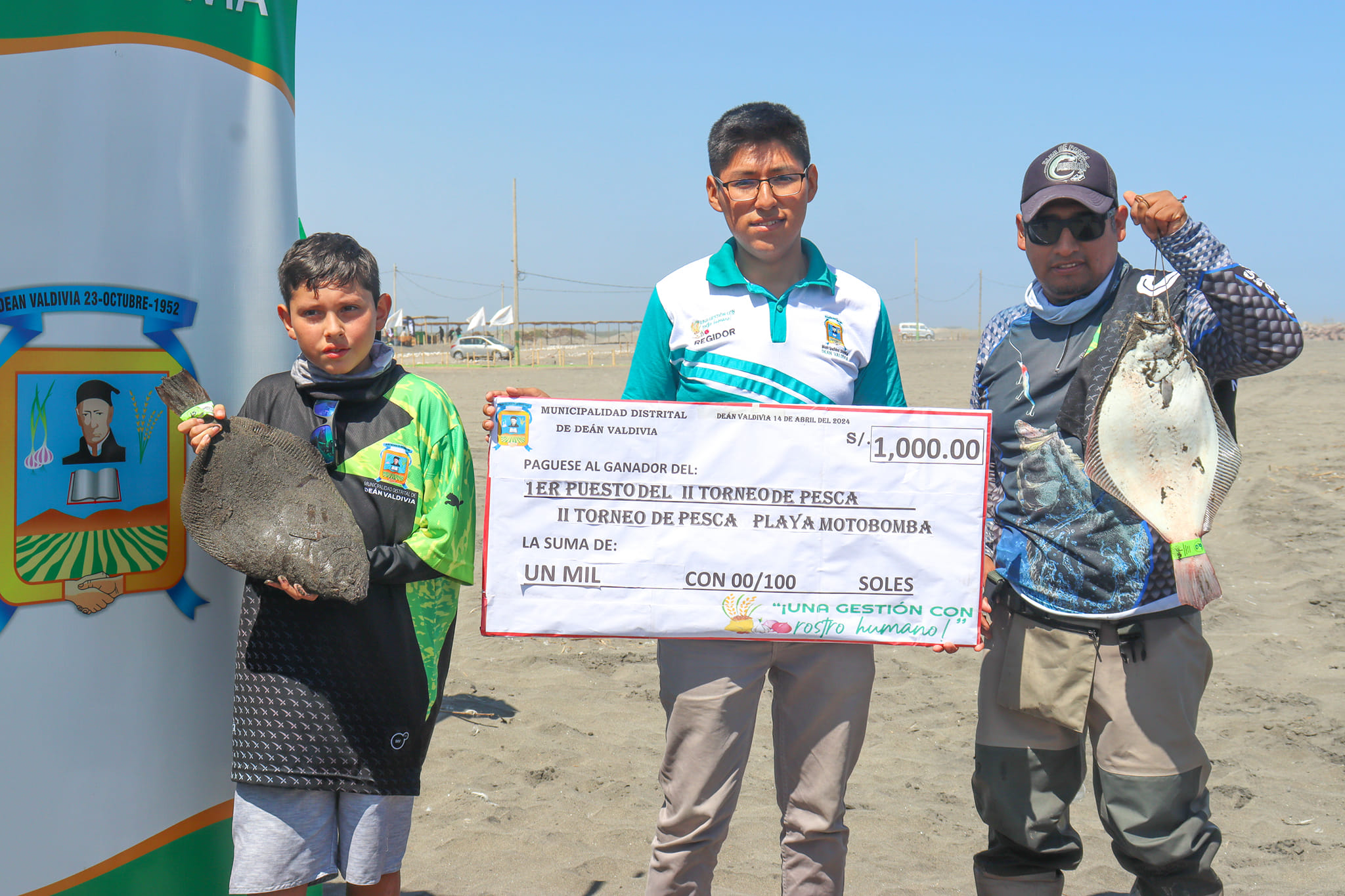 II concurso de pesca en playa Motobomba