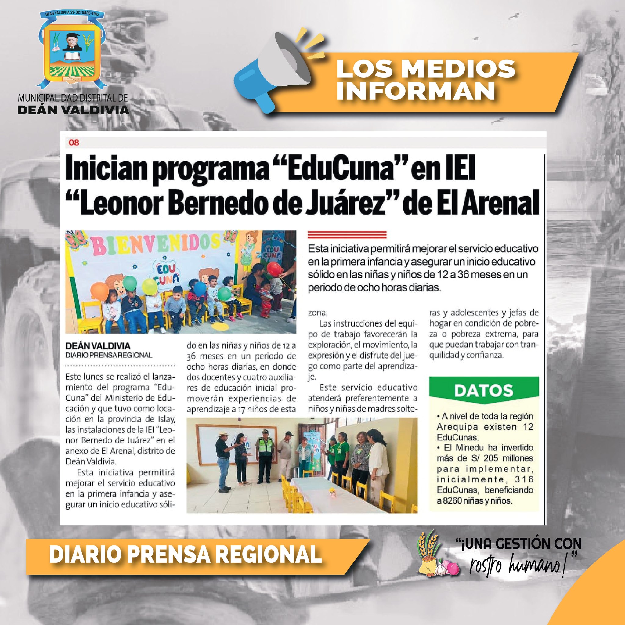 "EduCuna" en el IEI Leonor Bernedo de Juárez de El Arenal