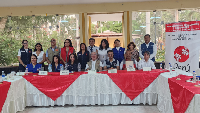 Mesa para la Gestión Migratoria: Cancillería Trujillo promueve la integración de la población migrante en La Libertad y Lambayeque