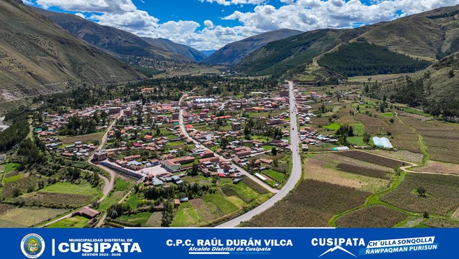 El gobierno local de Cusipata realiza la monumentaciΓ³n de puntos GeodΓ©sicos y relevamiento fotogramΓ©trico con Drone
