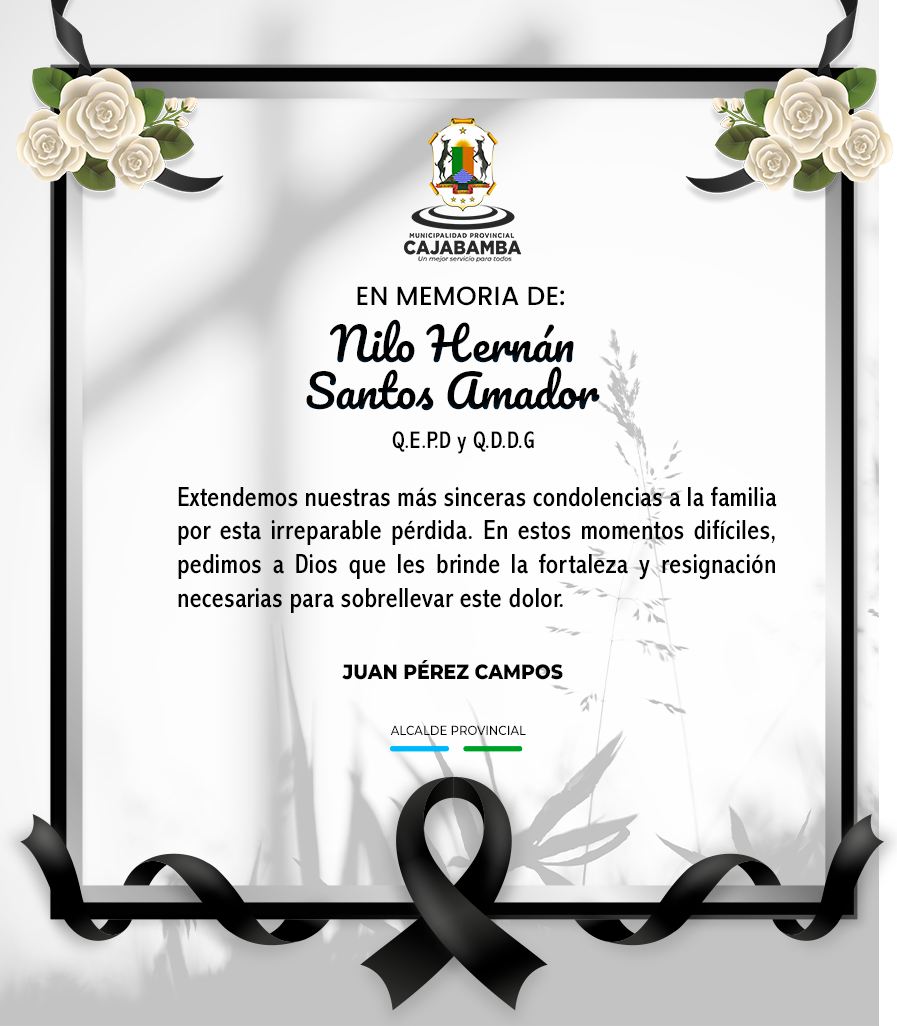 Nota de Pésame