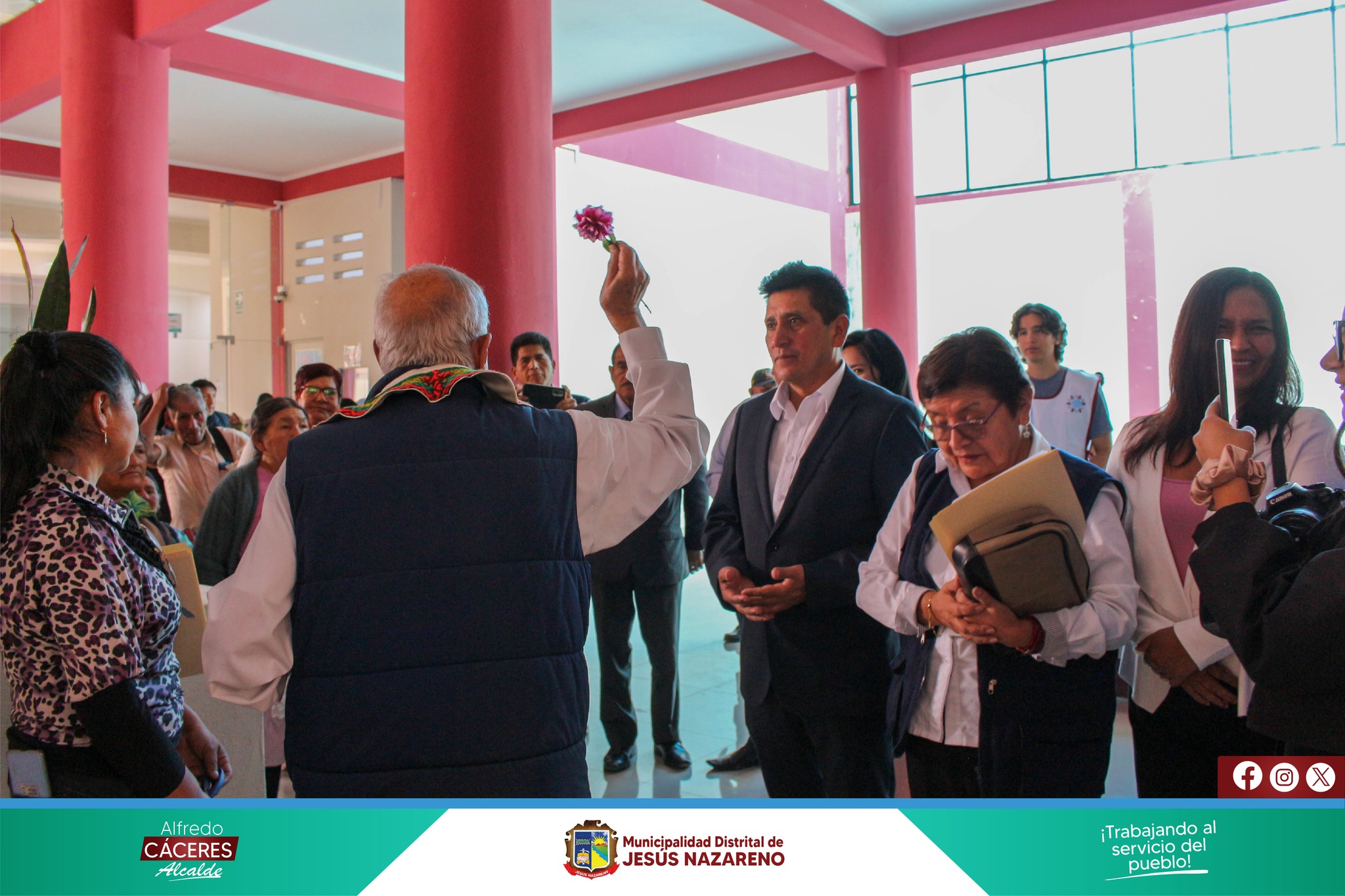 Inauguración de la agencia de voluntariado de la RENIEC del distrito de Jesús Nazareno