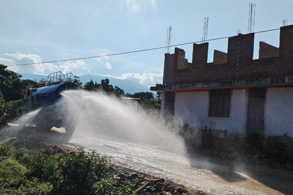 Se culminó con éxito la trocha carrozable Santa Rita – Santa Elena