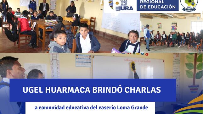 El director de la UGEL Huarmaca, Edi Mío Suyón acompañado del especialista de Comunicación, Benjamín Chávez y la especialista en Convivencia Escolar Marilli Rodríguez ofreció charlas a los docentes, estudiantes y padres de familia del caserío Loma Grande.
En la visita se orientó a la referida comunidad educativa a practicar las normas de convivencia como el trabajo en equipo, la puntualidad, responsabilidad, la comunicación y el respeto mutuo entre todos. Asimismo, se les invocó a los docentes al cumplimiento de su horario de labores según corresponda.
Es así que el director de la UGEL precisó que de manera inopinada monitoreará otras instituciones educativas de tal forma que se pueda conocer la realidad de cada sector. 