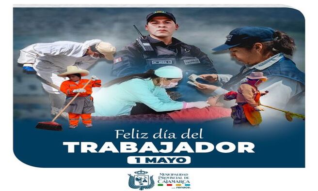 En este Día del Trabajador, queremos enviar un saludo lleno de energía y reconocimiento a todos aquellos que día a día ponen su esfuerzo y dedicación en cada labor. ¡Gracias por ser parte del motor que impulsa el progreso de nuestra querida Cajamarca! 💪👷‍♀️👷‍♂️ 