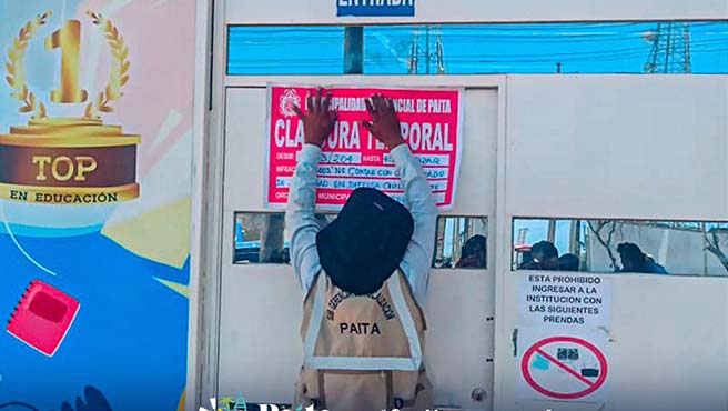 Clausuran colegio particular por no contar con certificado de defensa civil e incumplir con las medidas de seguridad