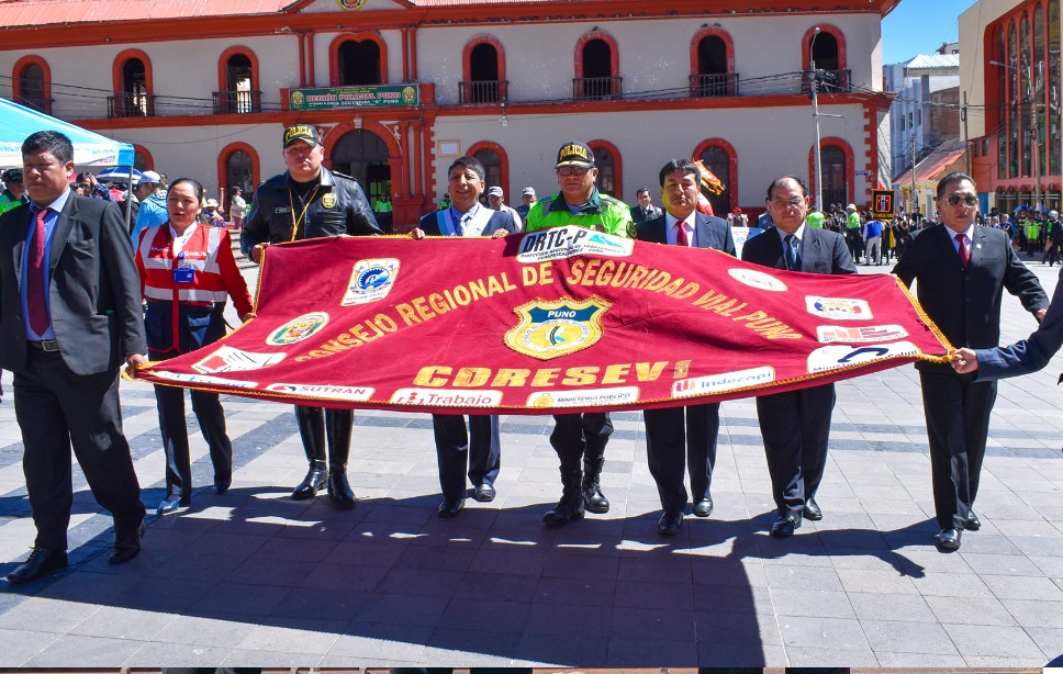 Con la participación de 1000 estudiantes, se realizó el lanzamiento del año escolar "Sin accidentes de tránsito" 2024