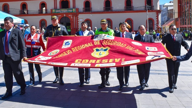 Con la participación de 1000 estudiantes, se realizó el lanzamiento del año escolar "Sin accidentes de tránsito" 2024