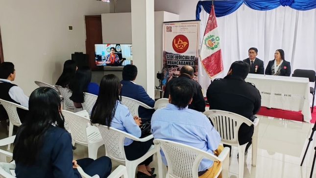 Juzgados de Huancabamba conmemoraron su aniversario institucional