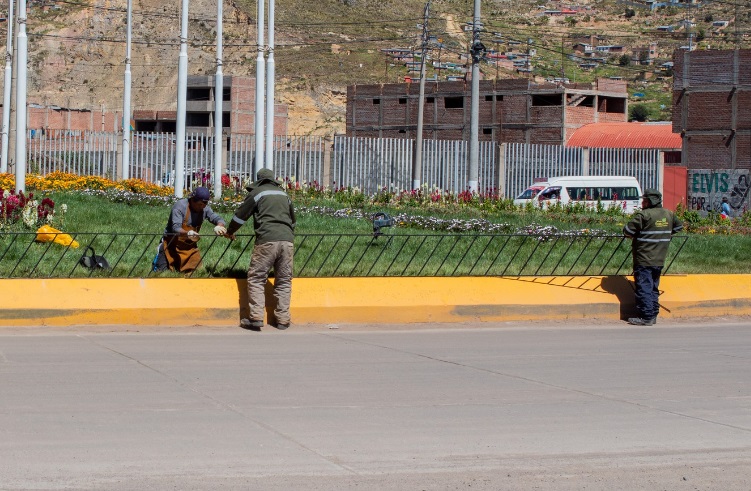 Inicia la instalación de rejas en el óvalo de Salcedo