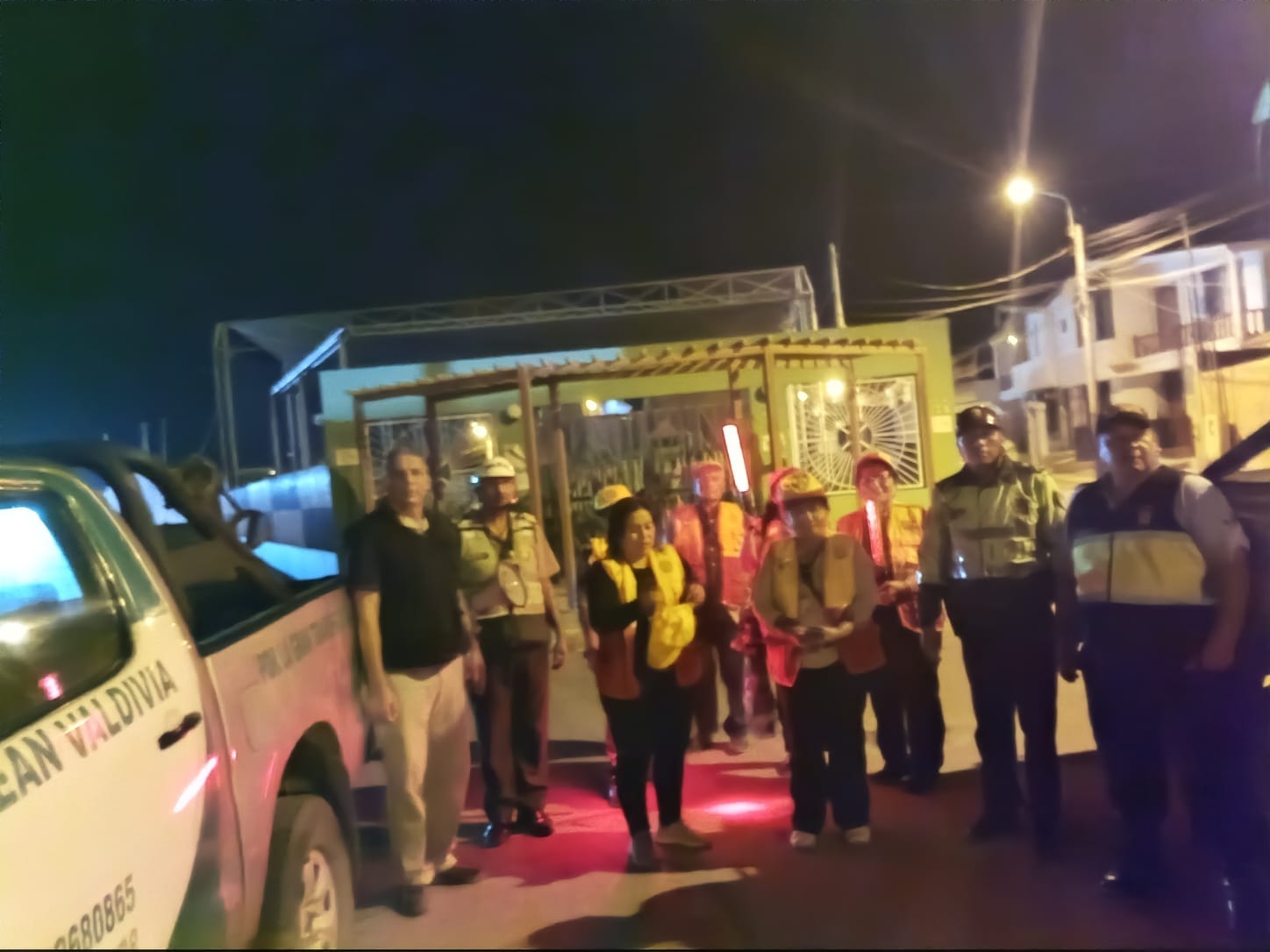 Patrullaje integrado y promoción de juntas vecinales en el distrito de Dean Valdivia