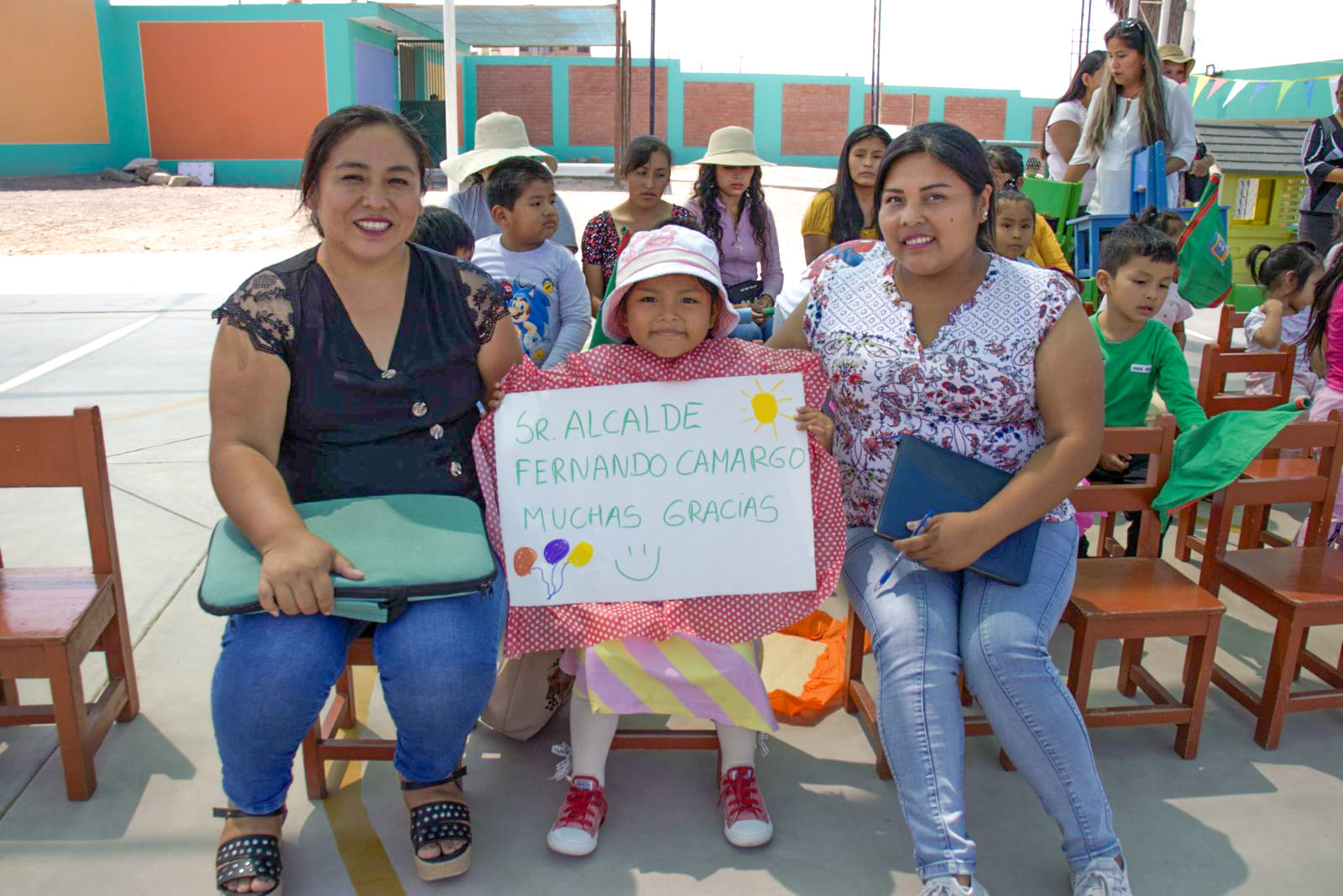 Alcalde cumple con entrega de modulo a I.E.I ESTRELLITAS