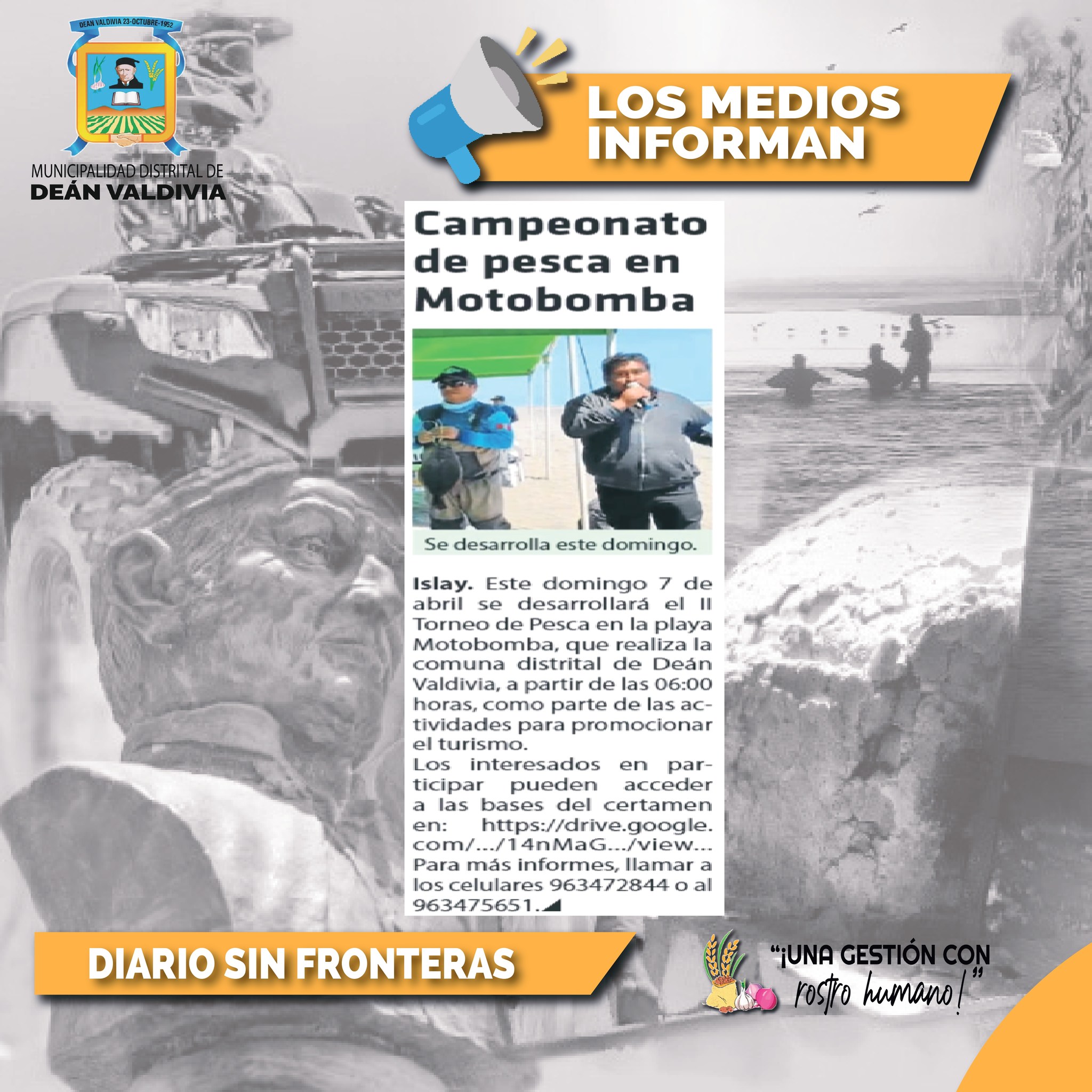 campeonato de pesca en Motobomba 