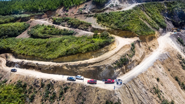 Construcción de carretera El Faique - Sondorillo avanza en cuatro frentes y se acerca al 70%