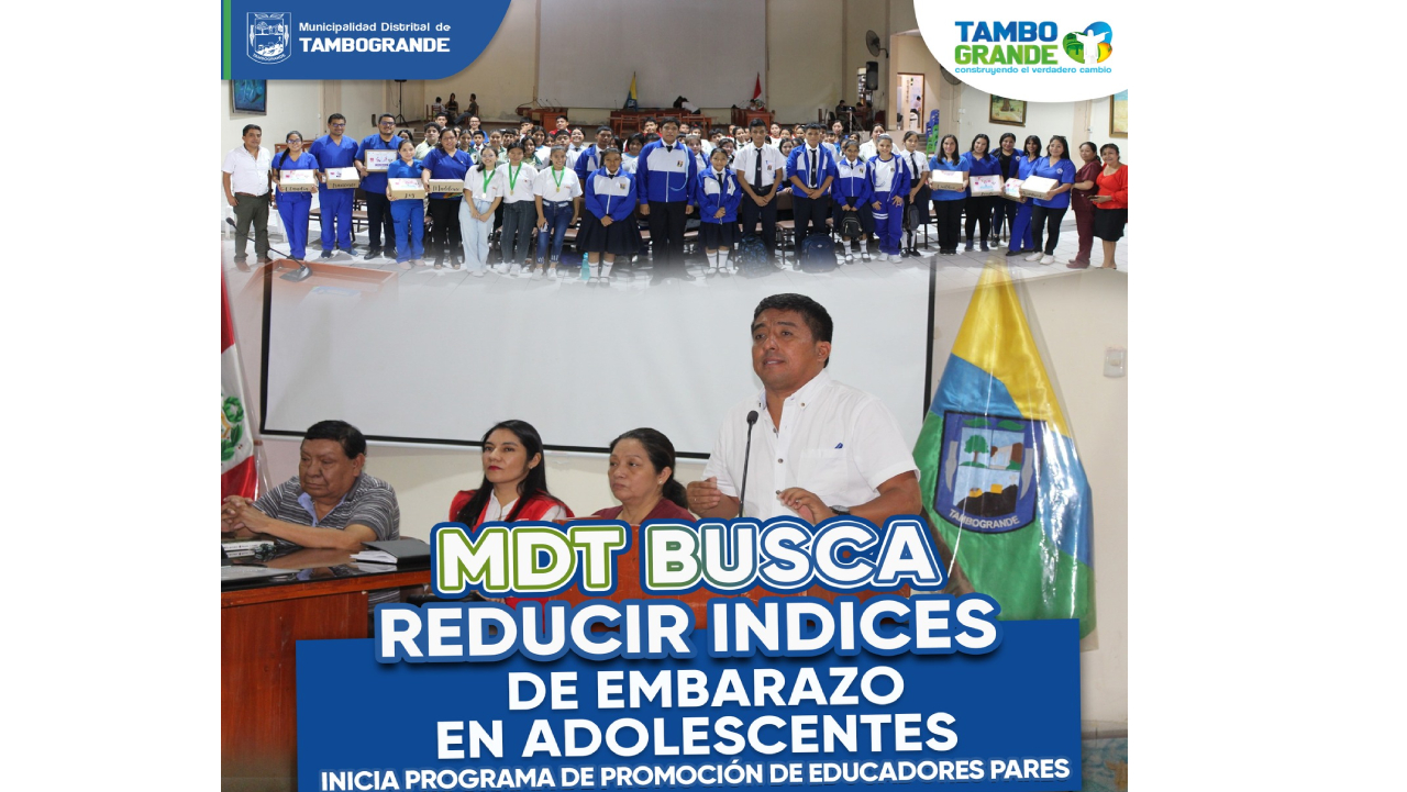 MDT BUSCA REDUCIR INDICES DE EMBARAZO EN ADOLESCENTES