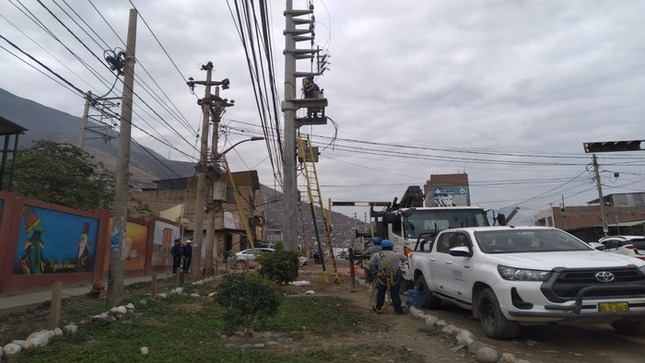 Electrocentro suspenderá servicio para reemplazar conductor de energía en Amarilis 