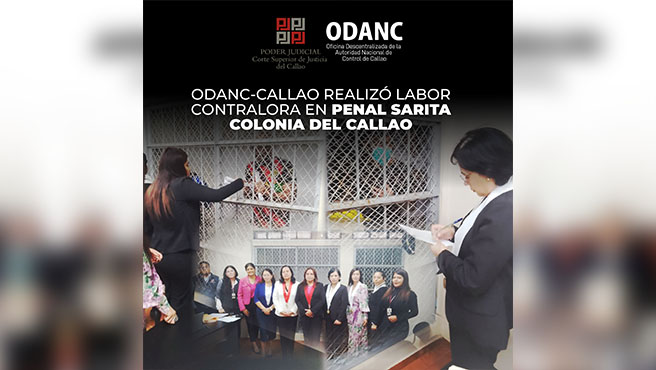 ODANC Callao brindó atención a reos del penal Sarita Colonia