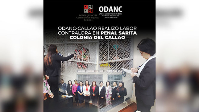 ODANC Callao brindó atención a reos del penal Sarita Colonia