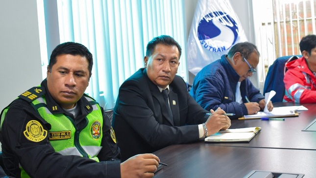 Gerencia de Transportes participó en reunión realizada a nivel nacional para erradicar el transporte informal