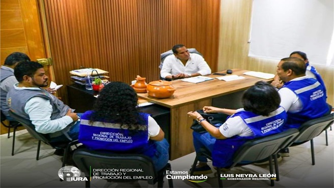 La DRTPE Piura junto con otros representantes sostuvieron reunión para llevar a cabo la “Primera Expoferia Regional de Chulucanas 2024".