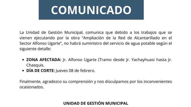 comunicado