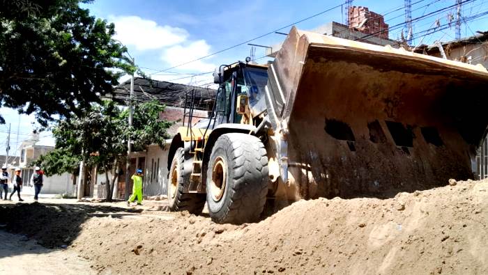 Trabajos de pistas y veredas en el A.H. La Primavera continúan a buen ritmo