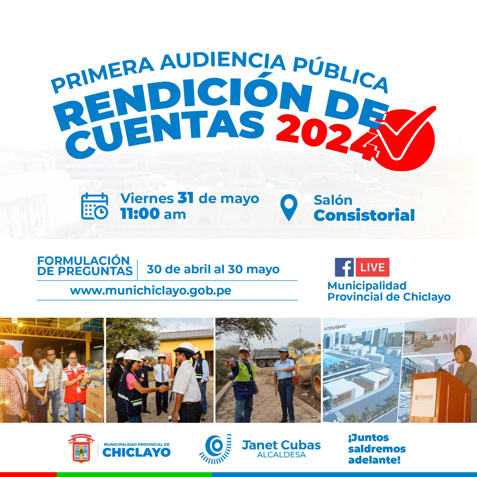 primera audiencia de rendición de cuentas